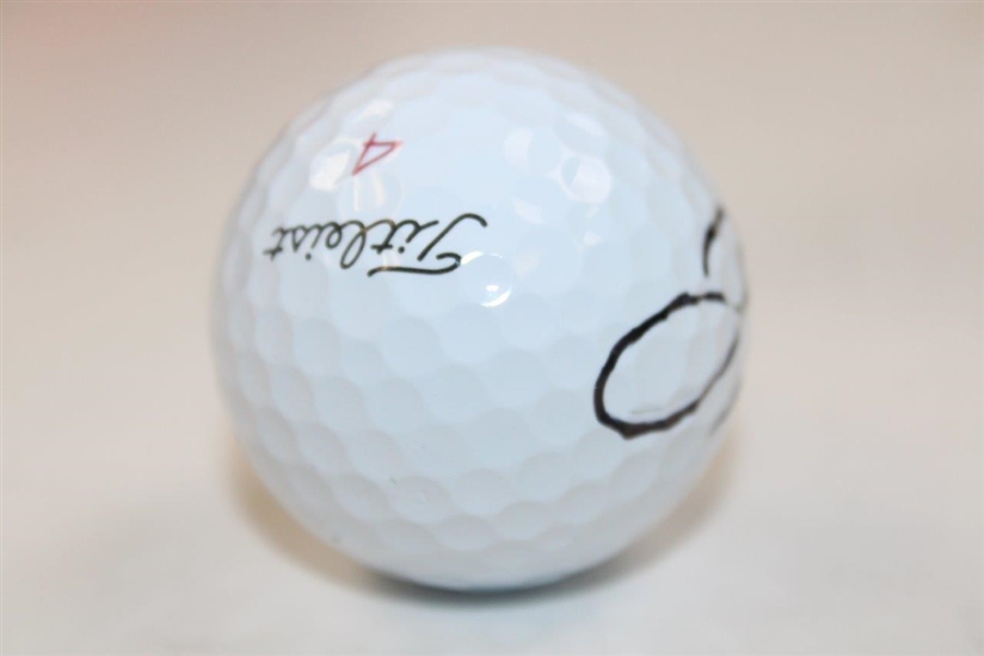 Justin Thomas Signed Titleist Pro V1x Logo Golf Ball JSA ALOA
