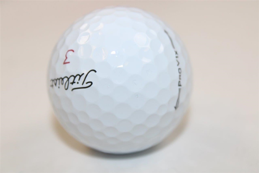 Ludvig Aberg Signed Titleist Pro V1x Logo Golf Ball JSA ALOA
