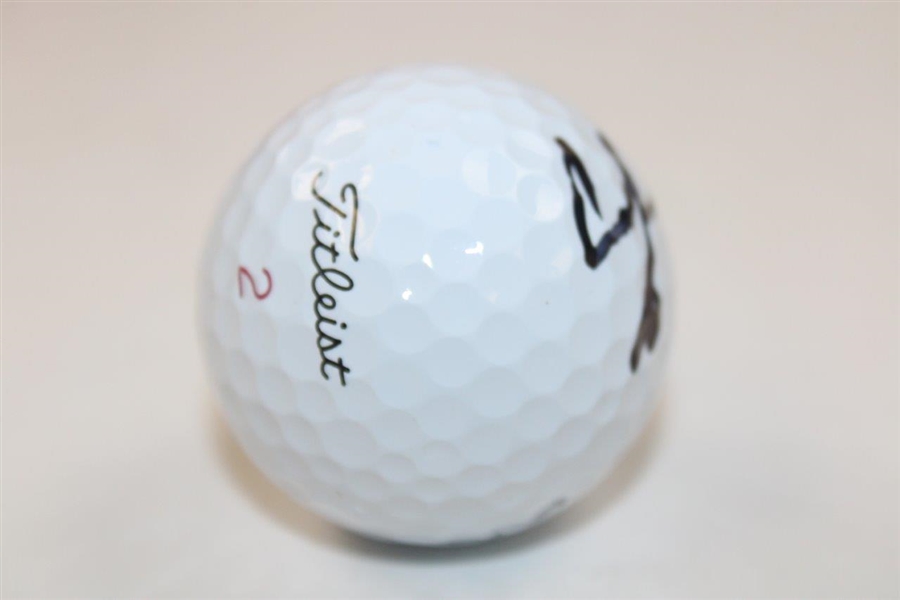 Cameron Young Signed Titleist Pro V1x Logo Golf Ball JSA ALOA