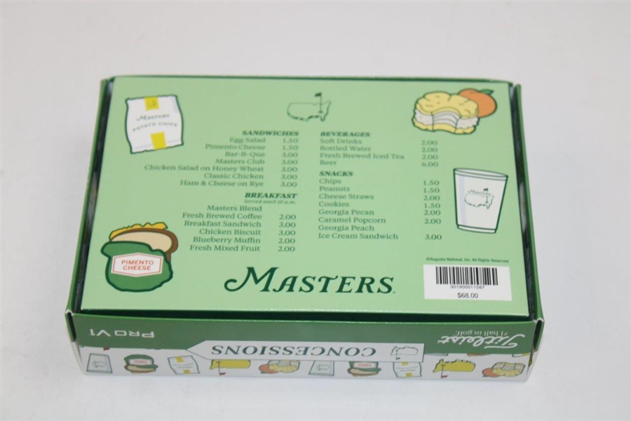 Masters Titleist Concessions Pro V1 Golf Ball Dozen Box