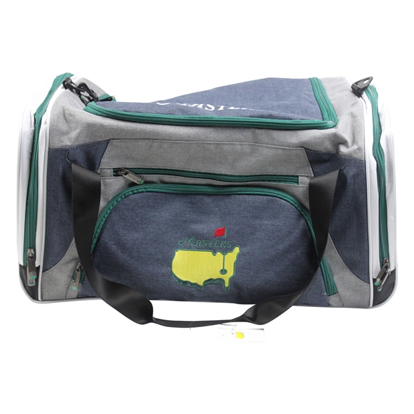 Masters Blue and Grey Heather Travel Duffel Bag