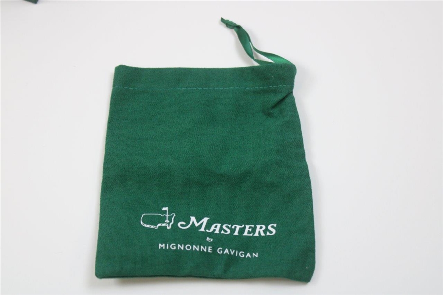 Masters Tournament Mignonne Gavigan Masters Logo Brooch in Original Bag/Box