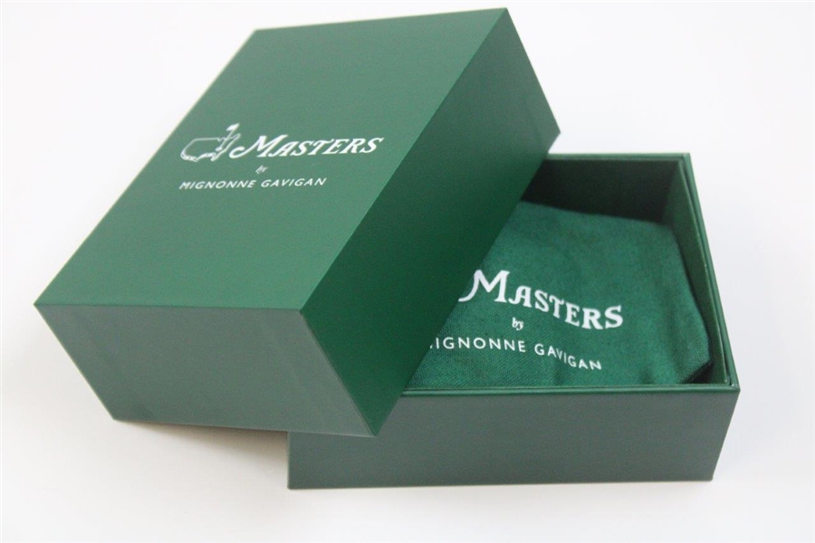 Masters Tournament Mignonne Gavigan Masters Logo Brooch in Original Bag/Box