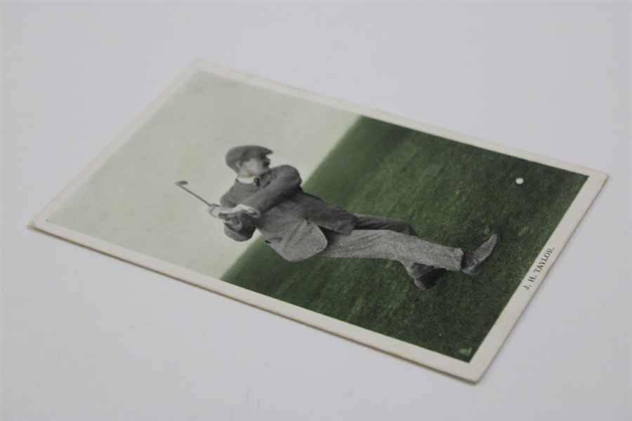 c. 1900 J.H. Taylor Champion Golfer Series Postcard