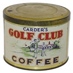 Carder’s Golf Club Coffee Tin w/Strong Graphics