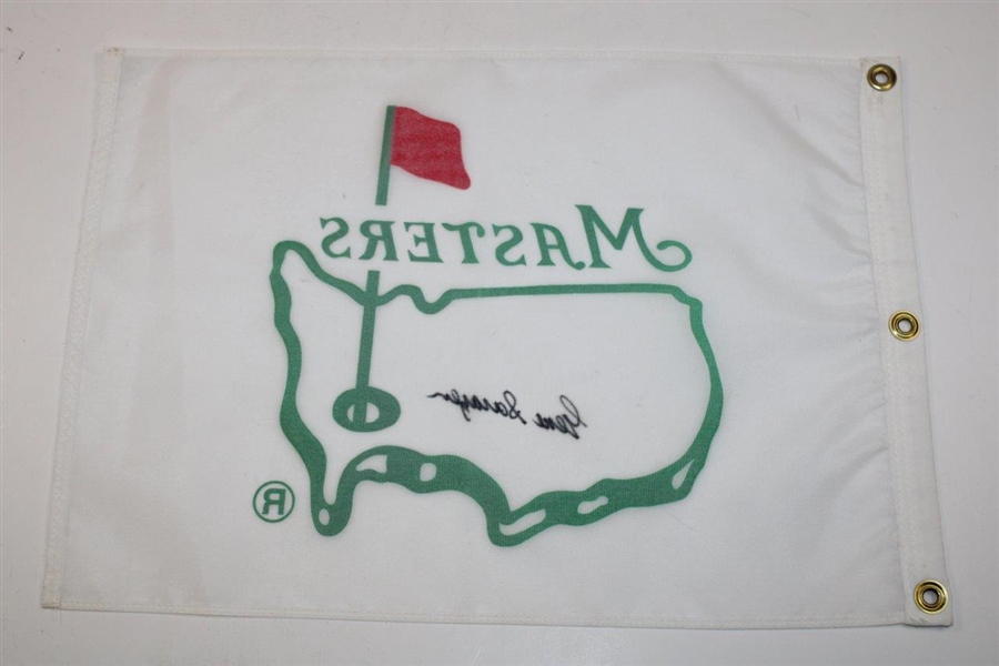 Gene Sarazen Signed Undated White Masters Flag - Sarazen Collection JSA ALOA