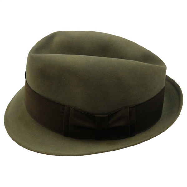 Gene Sarazen's Personal Churchill Ltd. Hat with 'G.S.' Stamped in Gold on Band
