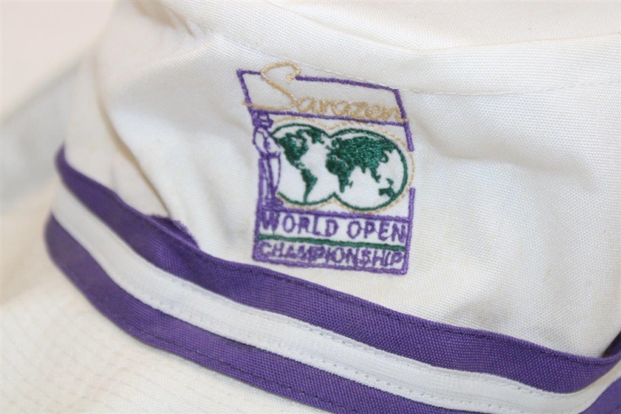 Gene Sarazen's Personal 'Sarazen World Open Championship' White & Purple Bucket Hat