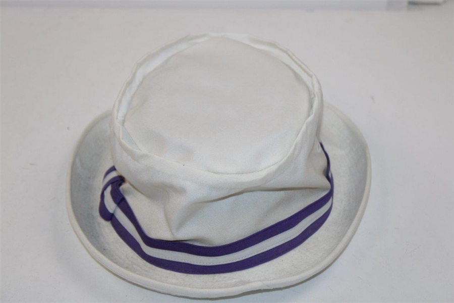 Gene Sarazen's Personal 'Sarazen World Open Championship' White & Purple Bucket Hat