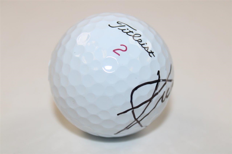 Xander Schauffele Signed Titleist ProV1x Golf Ball JSA #AT62316
