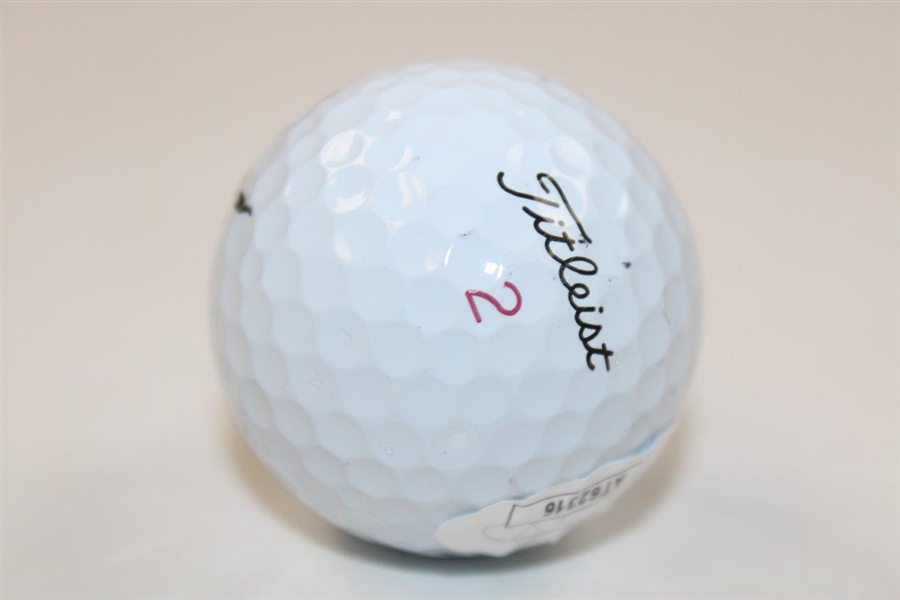 Xander Schauffele Signed Titleist ProV1x Golf Ball JSA #AT62316