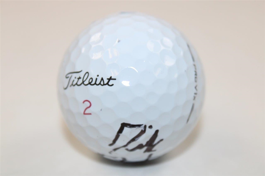Nick Dunlap Signed Titleist ProV1x Golf Ball JSA #AT62317