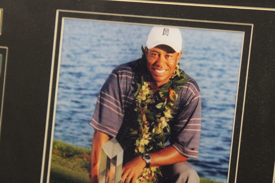 Tiger Woods 2006 PGA Grand Slam of Golf Champion Tuesday Unused Ticket w/Photo Display