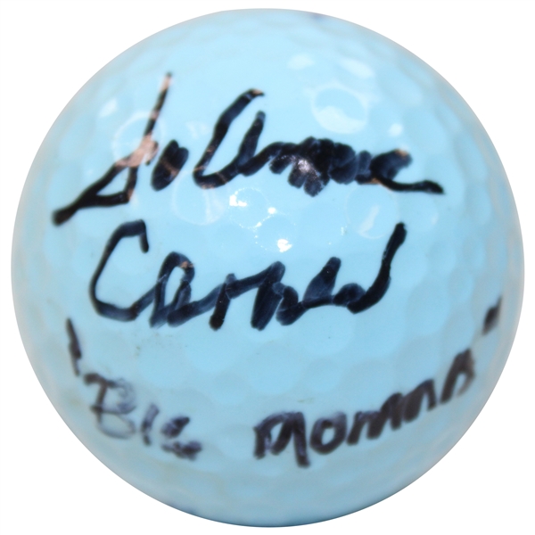Jo Anne Carner Signed Spalding Flying Lady Logo 4 Golf Ball with 'Big Momma' JSA ALOA