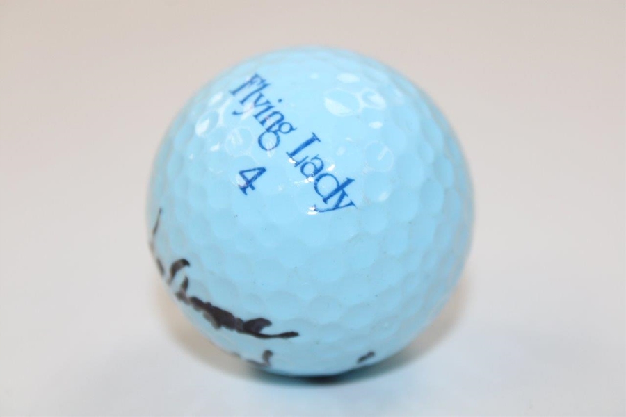 Jo Anne Carner Signed Spalding Flying Lady Logo 4 Golf Ball with 'Big Momma' JSA ALOA