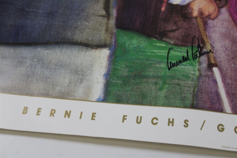 Arnold Palmer Signed Bernie Fuchs Golf Classics/Legends Poster JSA ALOA
