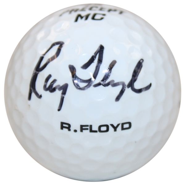 Ray Floyd Signed Personal Used 'R. Floyd' Logo Precept MC Golf Ball JSA #AQ58729