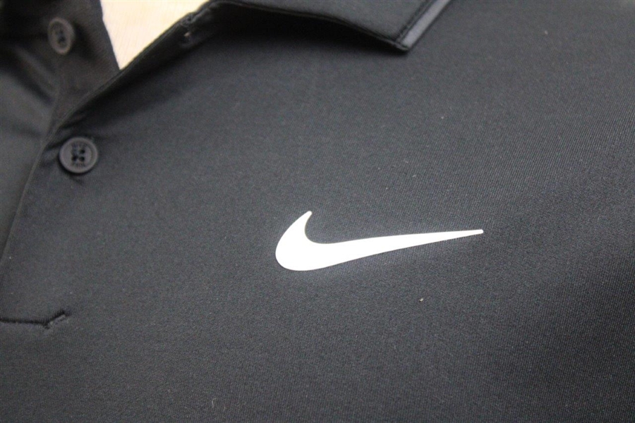 Rory McIlroy Signed Personal Nike Black DriFit Golf Shirt JSA ALOA