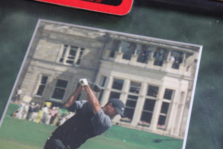 Tiger Woods 2004 Upper Deck Framed Photo In Original Box - Unopened