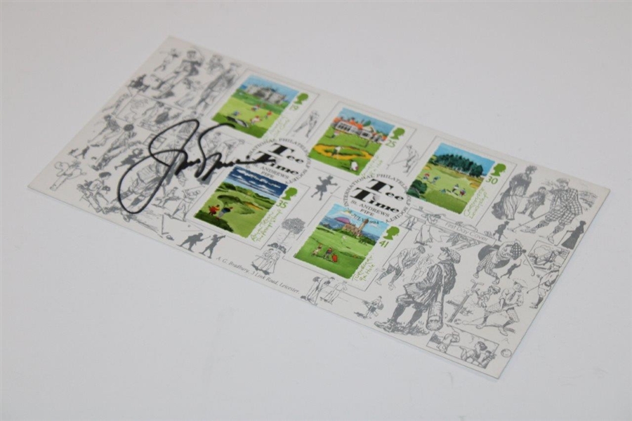 Jack Nicklaus Signed 1994 Tee Time St. Andrews First Day Cover JSA ALOA