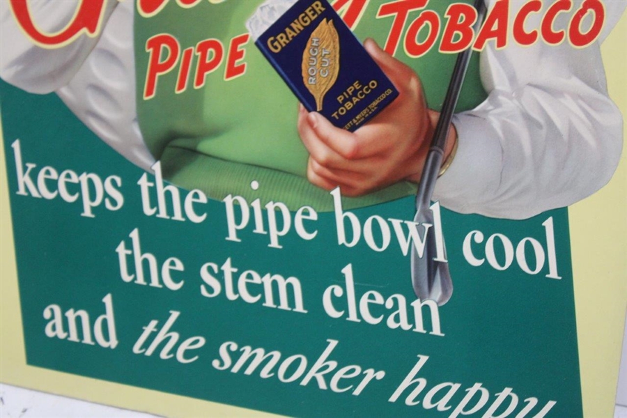 Vintage Sam Snead Classic Granger Tobacco Advertising Broadside Sign