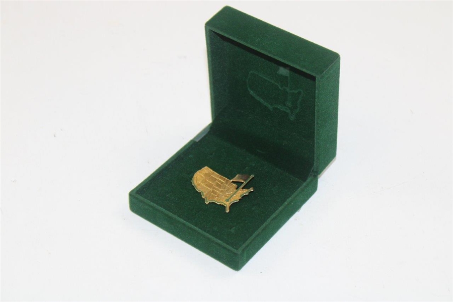 1971 Augusta National Member Gift - 14k Gold Masters Logo Pin