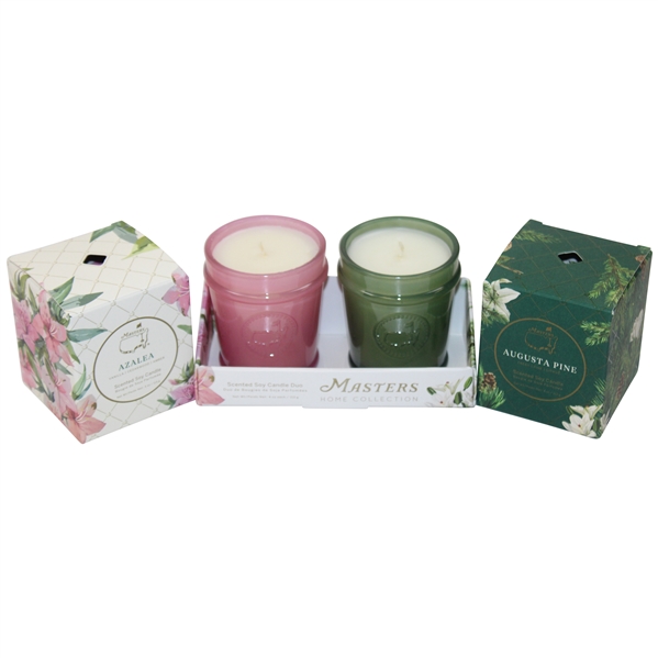 Masters Tournament Home Collection Soy Candle Duo Azalea And Augusta Pine