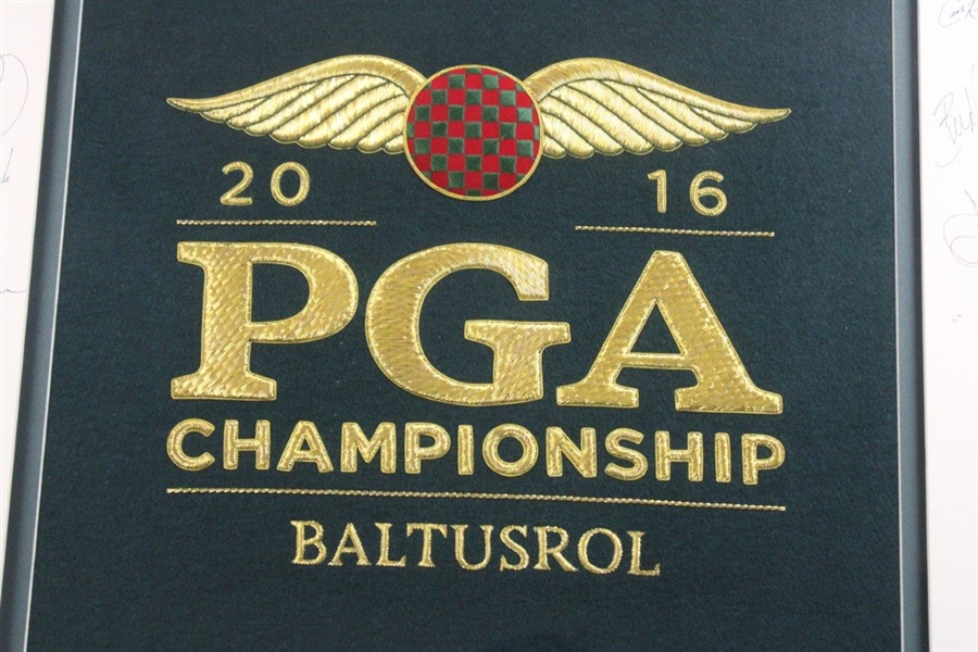 2016 PGA Championship Field Signed Print w/Champ Jimmy Walker JSA ALOA