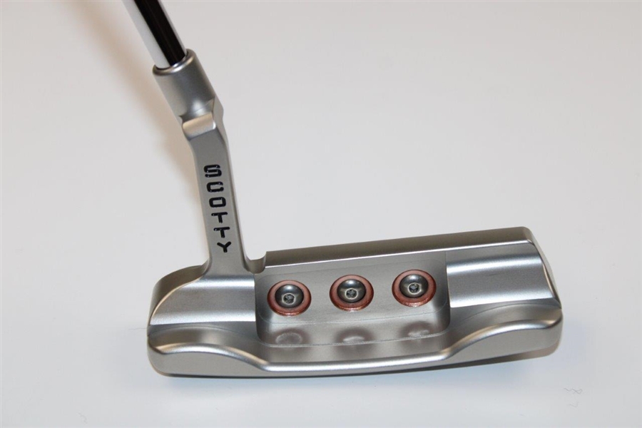 2008 Scotty Cameron Studio Stainless Newport Button Back Putter w/Headcover