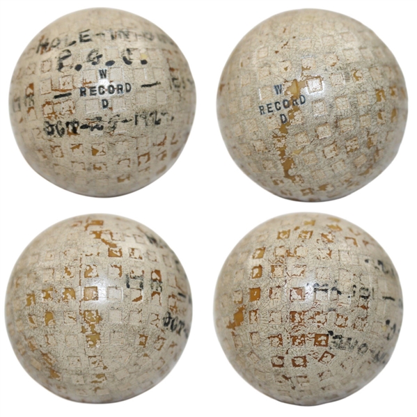 W.H. Cullers Trophy Portland Golf Club w/Hole In One Ball & Certificate