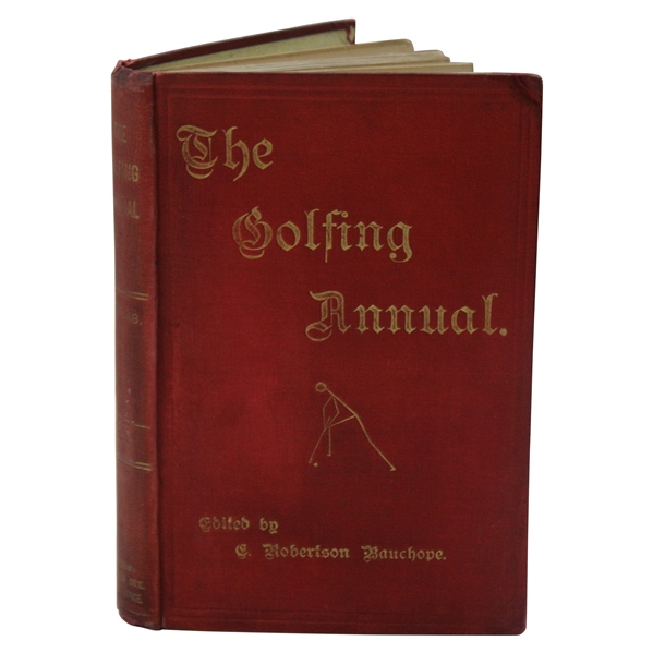 The Golfing Annual 1887-1888 Vol 1 By C. Robertson Bauchope With Slipcase