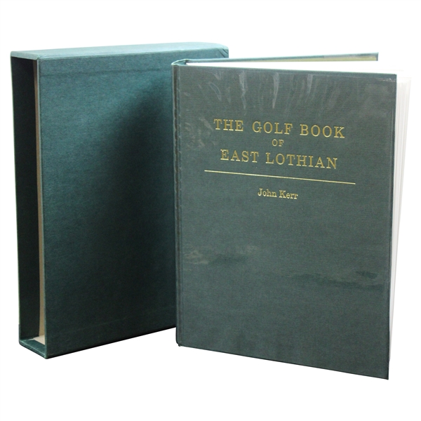 1987 The Golf Book of East Lothian Limited Edition 415/500 Book With Slipcase 