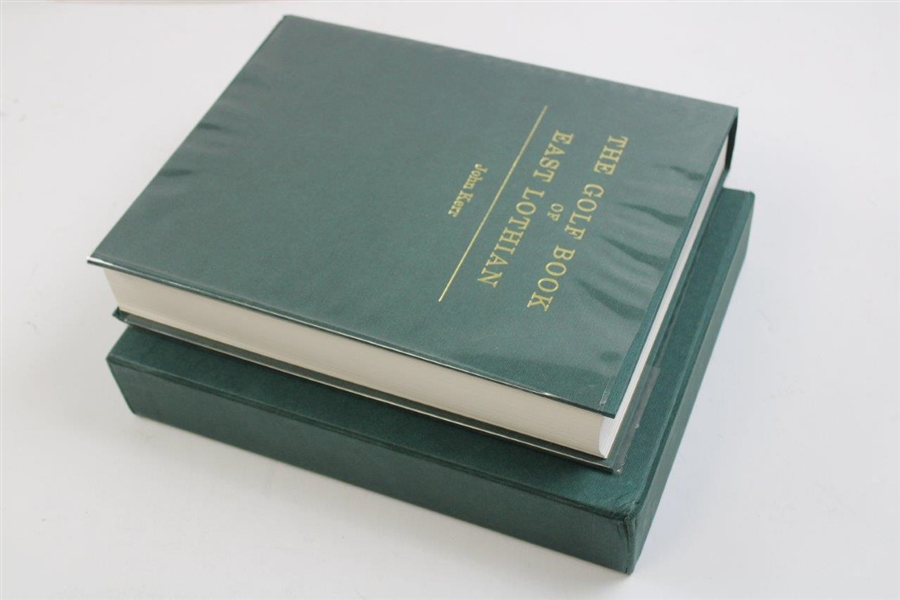 1987 'The Golf Book of East Lothian' Limited Edition 415/500 Book With Slipcase 