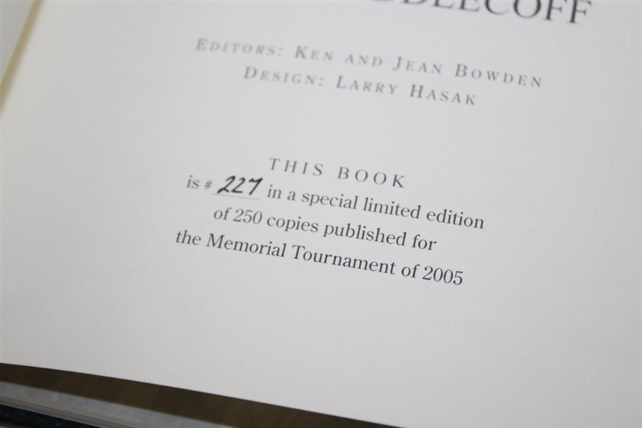 2005 The Memorial Tournament Honoring Betsy Rawls & Cary Middlecoff Ltd Ed Book #227/250