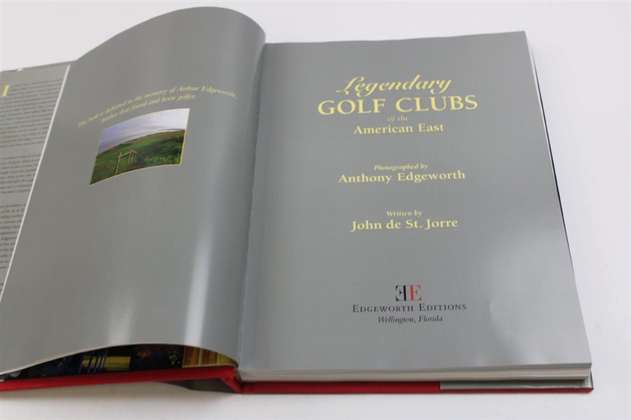 2003 'Legendary Golf Clubs of the American East' 1st Ed.