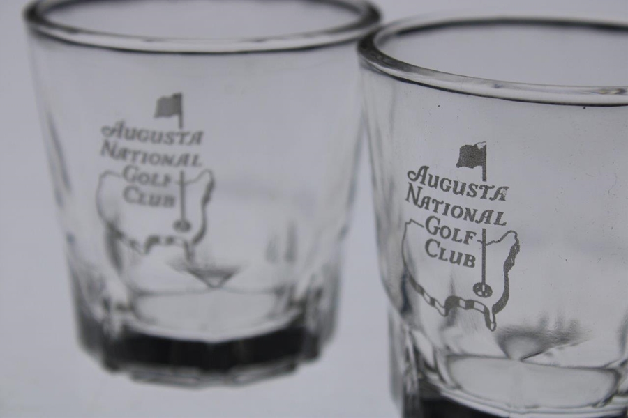 2 Augusta National Golf Club Member Shot Glasses