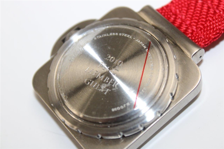 2010 Bobby Jones Stainless Steel Watch W/ Watch Bezel - New Battery