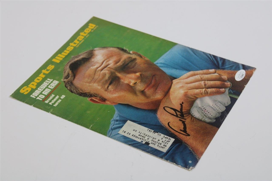Arnold Palmer Signed 1969 Sports Illustrated Cover Only JSA #VV26992