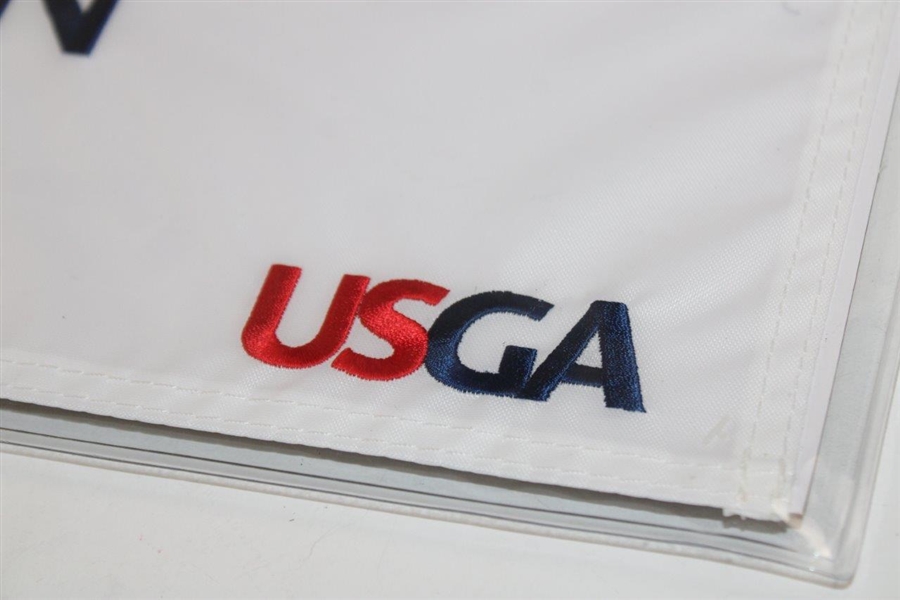 2023 US Open at Los Angeles Country Club Embroidered White Flag