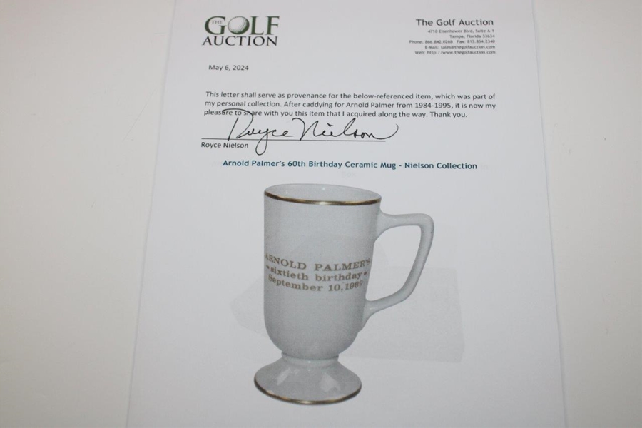 Arnold Palmer's 60th Birthday Ceramic Mug - Nielson Collection