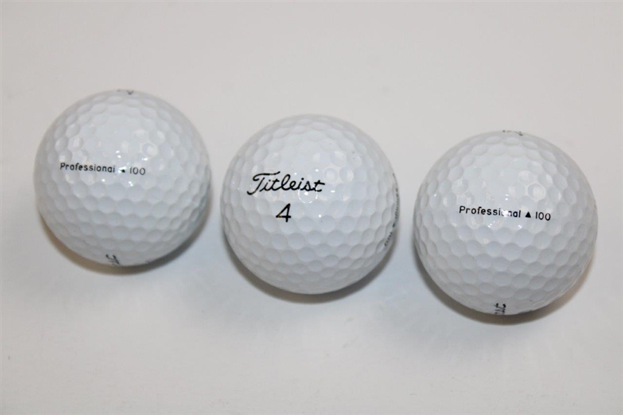 Arnold Palmer's Personal Titleist Professional 100 Dozen Golf Balls in Box