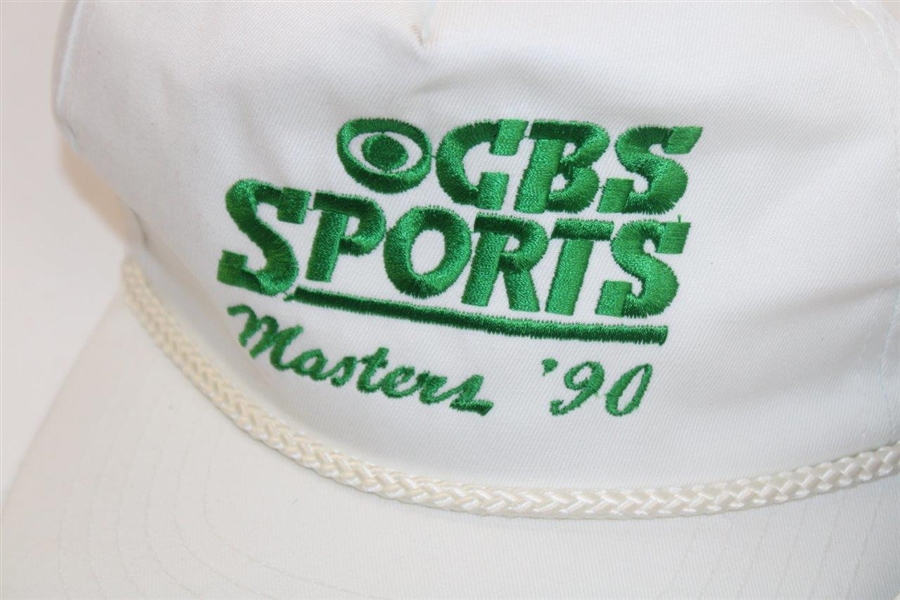 Three (3) Masters CBS Hats w/Bag Towel - 1990, 1992 & 1994 - Nielson Collection