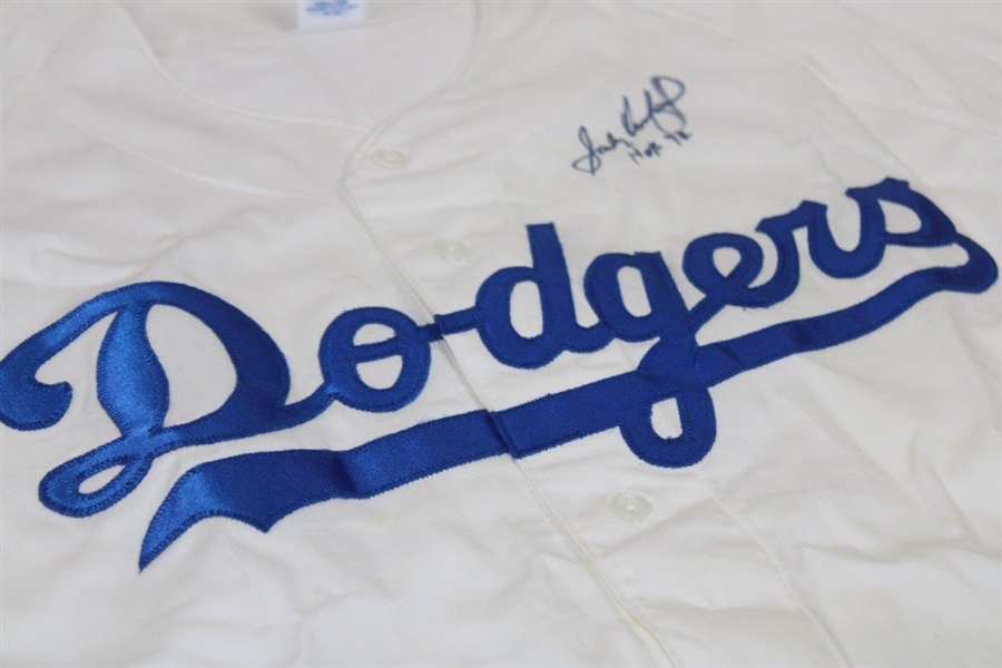 Sandy Koufax Signed Dodgers Baseball Jersey w/HoF 72 Inscr. JSA ALOA