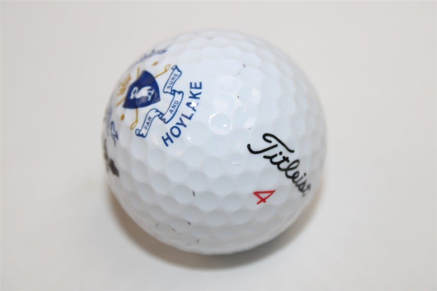 Roberto De Vicenzo Signed Hoylake Logo Golf Ball JSA ALOA