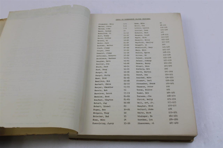 1955 PGA Tournament Player Catalogue