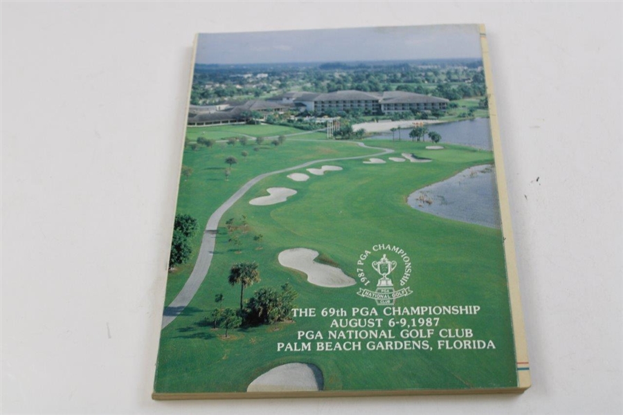 1981, 1982, 1984, 1985, 1987 & 1989 PGA Championship Official Programs