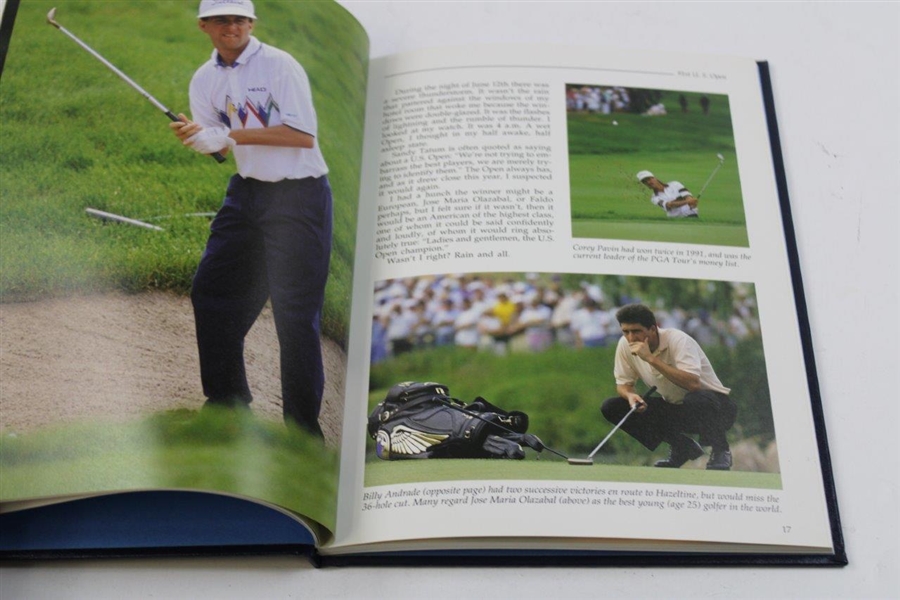 1991 US Open at Hazeltine National GC Rolex Official Annual Book