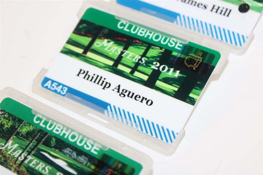 2008, 2009 & 2011 Masters Tournament Clubhouse Badges