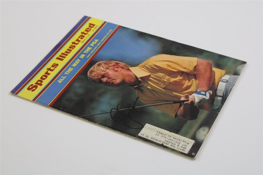 Jack Nicklaus Signed Sports Illustrated Magazine - 3/8/71 PGA Championship Issue JSA ALOA