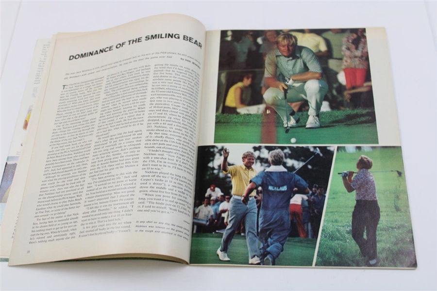 Jack Nicklaus Signed Sports Illustrated Magazine - 3/8/71 PGA Championship Issue JSA ALOA